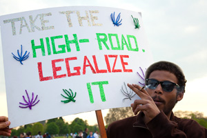 420 Cannabis Legalisation Demonstration