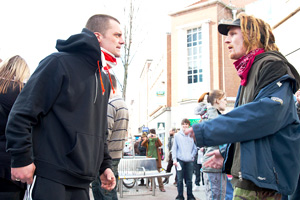 Clash at English Defence League (EDL) Demo 
